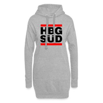 Hamburg Süd (HBG Süd) - Hoodie-Kleid - Grau meliert - Vorne