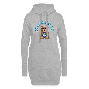 Mashallah - Hoodie-Kleid - Grau meliert - Vorne