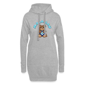 Nazar - Sweat-shirt à capuche long Femme - gris chiné - Devant