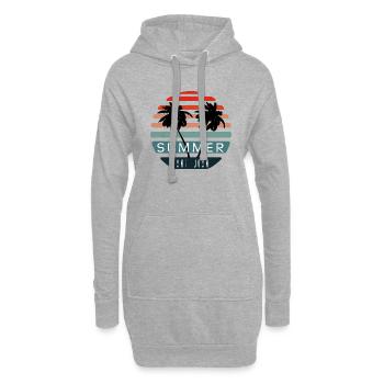 SantJoan Summer - Hoodie-Kleid - Grau meliert - Vorne