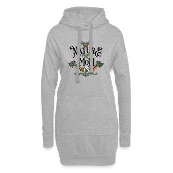 Nature Mom - Hoodie-Kleid - Grau meliert - Vorne