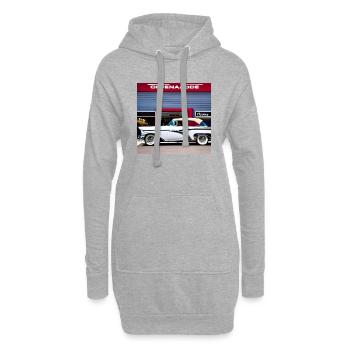 C12 - Hoodie-Kleid - Grau meliert - Vorne