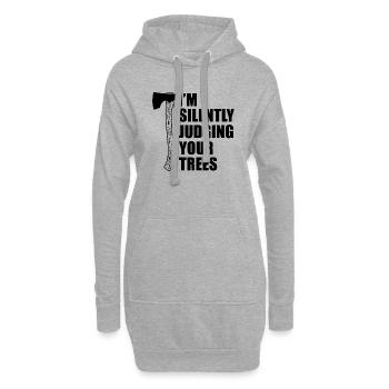 Artisan bricoleur Artisan Artisan Outil Construction - Sweat-shirt à capuche long Femme - gris chiné - Devant
