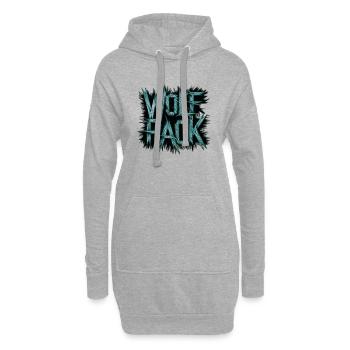 Groomsmen Gifts Bachelor Team Wolf Pack Funny - Hoodie-Kleid - Grau meliert - Vorne