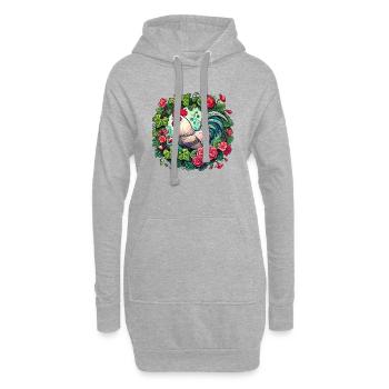 Hahn - Hoodie-Kleid - Grau meliert - Vorne