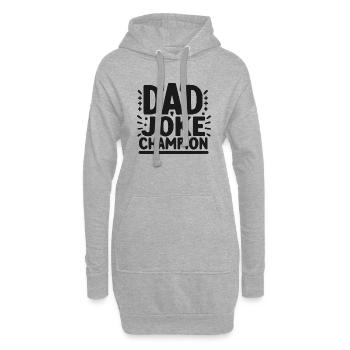 Papa Witz Champion - Hoodie-Kleid - Grau meliert - Vorne