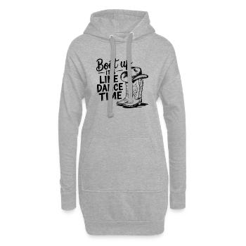Step für Step im Cowboy-Look - Hoodie-Kleid - Grau meliert - Vorne