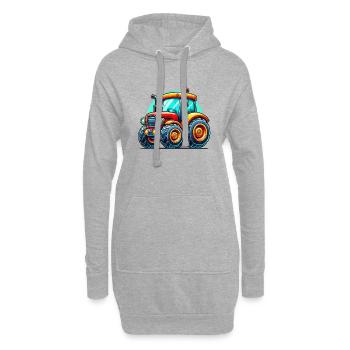 Traktor - Hoodie-Kleid - Grau meliert - Vorne