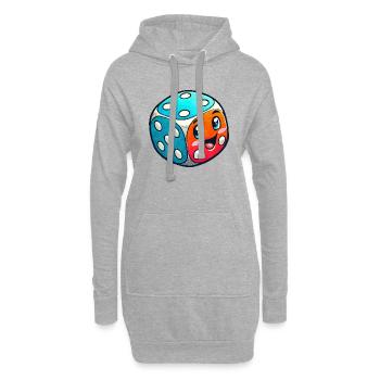 Bande dessinée Cube - Sweat-shirt à capuche long Femme - gris chiné - Devant