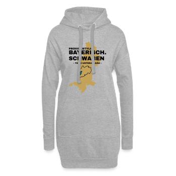 Schwaben | UNTERALLGAU - Hoodie-Kleid - Grau meliert - Vorne