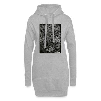 Leipzig Birdeye - Hoodie-Kleid - Grau meliert - Vorne