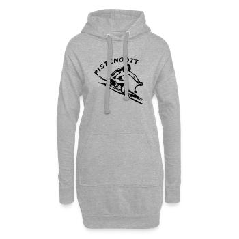 Pistengott (1) einfarbig - Hoodie-Kleid - Grau meliert - Vorne