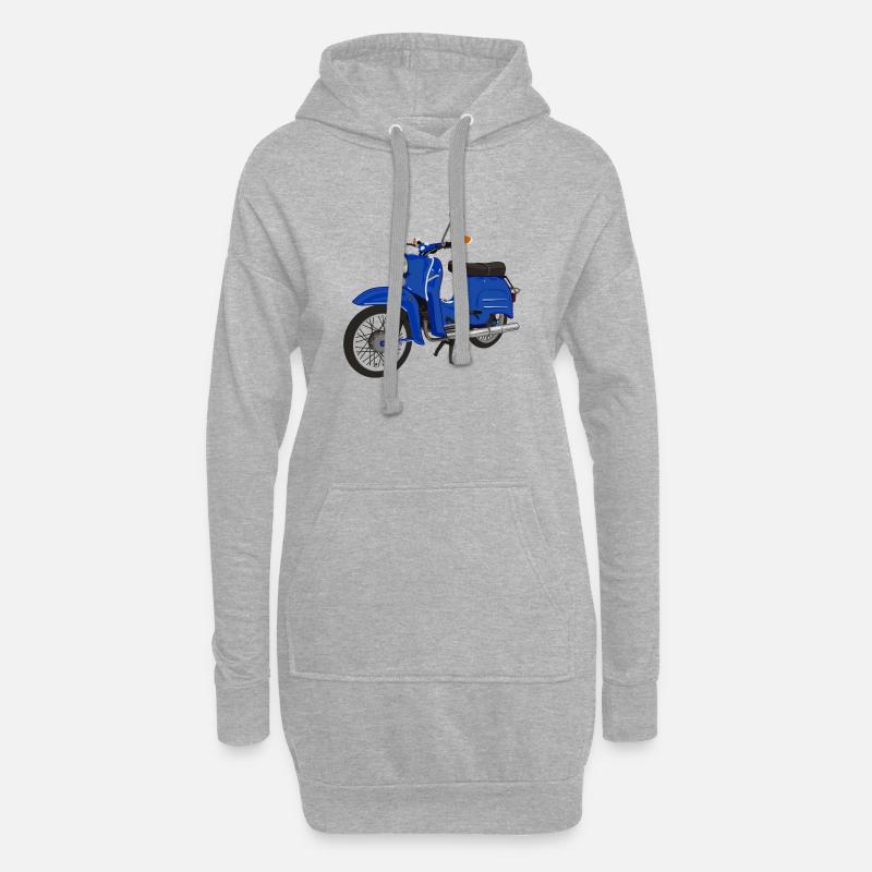 simson schwalbe - Hoodie-Kleid - Grau meliert