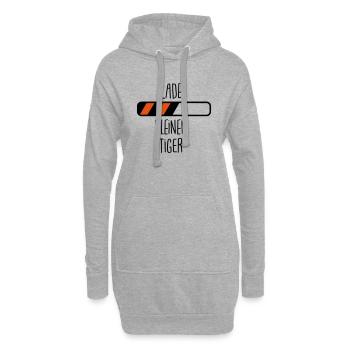 Lade... kleinen Tiger - Hoodie-Kleid - Grau meliert - Vorne