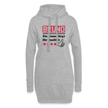 bruno - Hoodie-Kleid - Grau meliert - Vorne