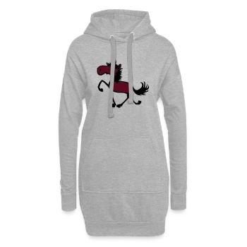 TÖLT - Hoodie-Kleid - Grau meliert - Vorne