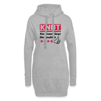 knut - Hoodie-Kleid - Grau meliert - Vorne