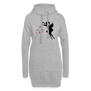 fee2 - Hoodie-Kleid - Grau meliert - Vorne