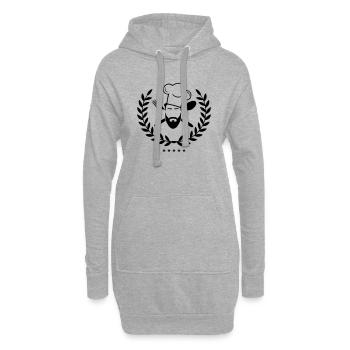 cook design - Hoodie-Kleid - Grau meliert - Vorne