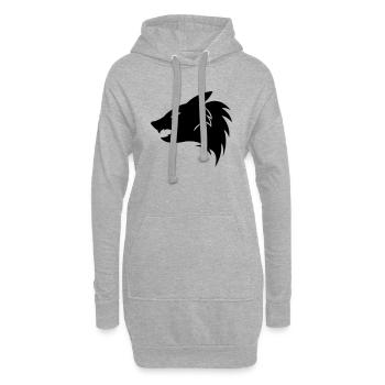 wolf - Hoodie-Kleid - Grau meliert - Vorne