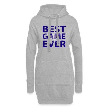 Soccer Fussball - Hoodie-Kleid - Grau meliert - Vorne