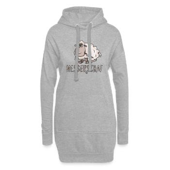 messerschaf - Hoodie-Kleid - Grau meliert - Vorne