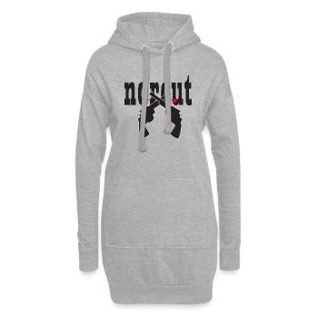 NORCUT - Black Text / Red Stars / Black Pistols - Hoodie-Kleid - Grau meliert - Vorne