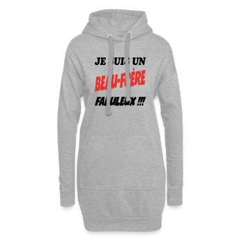 FRERE SOEUR BRUDER SCHWESTER - Hoodie-Kleid - Grau meliert - Vorne