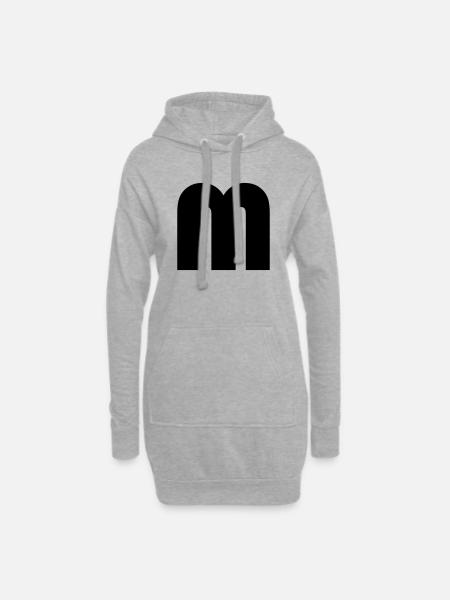 Capital M - Hoodie-Kleid - Grau meliert