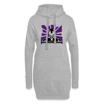 sound - Hoodie-Kleid - Grau meliert - Vorne