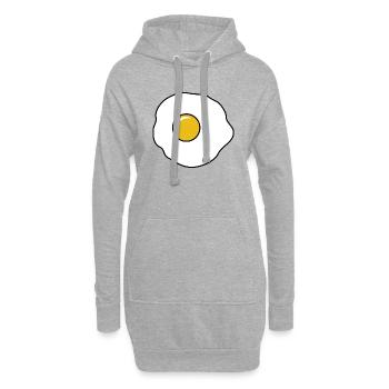 Spiegelei - Hoodie-Kleid - Grau meliert - Vorne