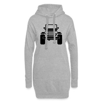 Shilouette YJ solo - Hoodie-Kleid - Grau meliert - Vorne