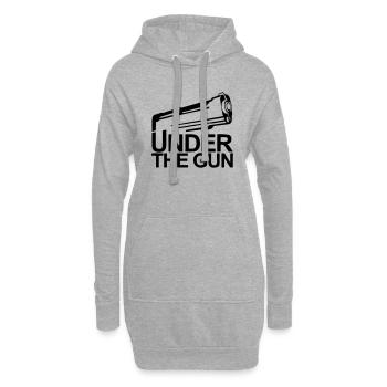 under the gun - UTG Poker - Sweat-shirt à capuche long Femme - gris chiné - Devant