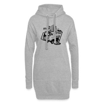Multicar M25 IFA Mobile - Hoodie-Kleid - Grau meliert - Vorne