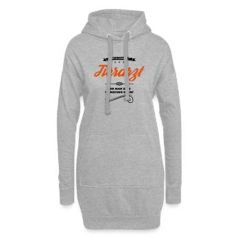 tierarzt allerbeste - Hoodie-Kleid - Grau meliert - Vorne