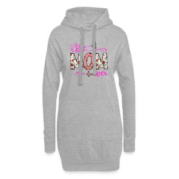 Stolze Mama Mutter Mami Lebensaufgabe Kinder Kind - Hoodie-Kleid - Grau meliert - Vorne