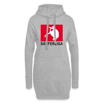 säuferliga Fußball lusitg - Hoodie-Kleid - Grau meliert - Vorne