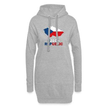 Czech Republic - Hoodie-Kleid - Grau meliert - Vorne