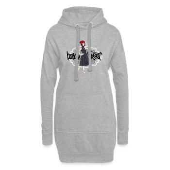 Forêt-Noire // Bollenhut - Sweat-shirt à capuche long Femme - gris chiné - Devant