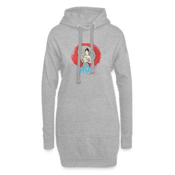Laos Laote Laoten Mädchen Kleid Lao I Geschenk - Hoodie-Kleid - Grau meliert - Vorne