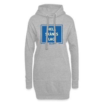 Hela Skånes Lag Eslöv Malmö - Sweat-shirt à capuche long Femme - gris chiné - Devant