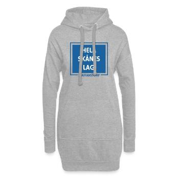 Toute l’équipe de Skåne Staffanstorp Malmö - Sweat-shirt à capuche long Femme - gris chiné - Devant