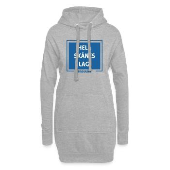 Hela Skånes Lag Limhamn Malmö - Sweat-shirt à capuche long Femme - gris chiné - Devant
