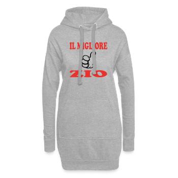 IL MIGLIORE ZIO 2134 - Hoodie-Kleid - Grau meliert - Vorne