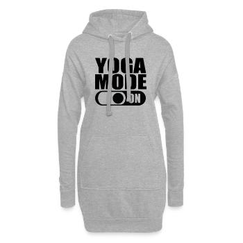 Yoga Méditation Spa Namaste - Sweat-shirt à capuche long Femme - gris chiné - Devant