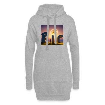 sketch to image 20241103 154442 - Hoodie-Kleid - Grau meliert - Vorne