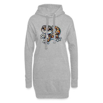 Salamander Baby - Hoodie-Kleid - Grau meliert - Vorne