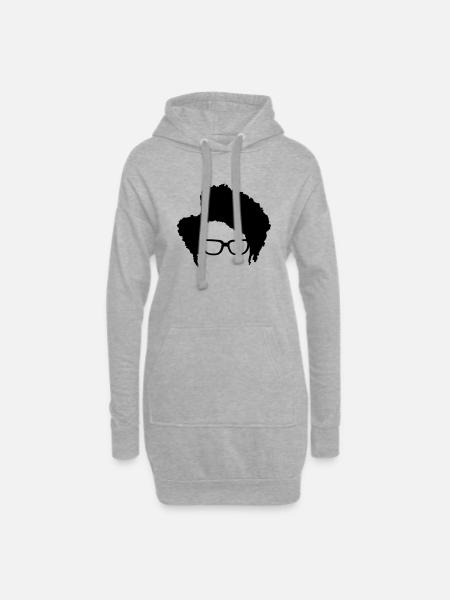 Moss IT-Crowd - Hoodie-Kleid - Grau meliert