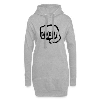 bro_faust_qa1 - Hoodie-Kleid - Grau meliert - Vorne