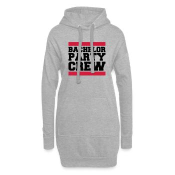Bachelor Party Crew - Sweat-shirt à capuche long Femme - gris chiné - Devant